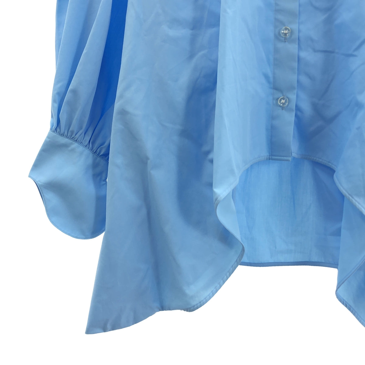 ENFOLD | 2023春夏 | 泡泡袖襯衫 棉質混紡泡泡袖襯衫 | 尺寸 38 | 女款