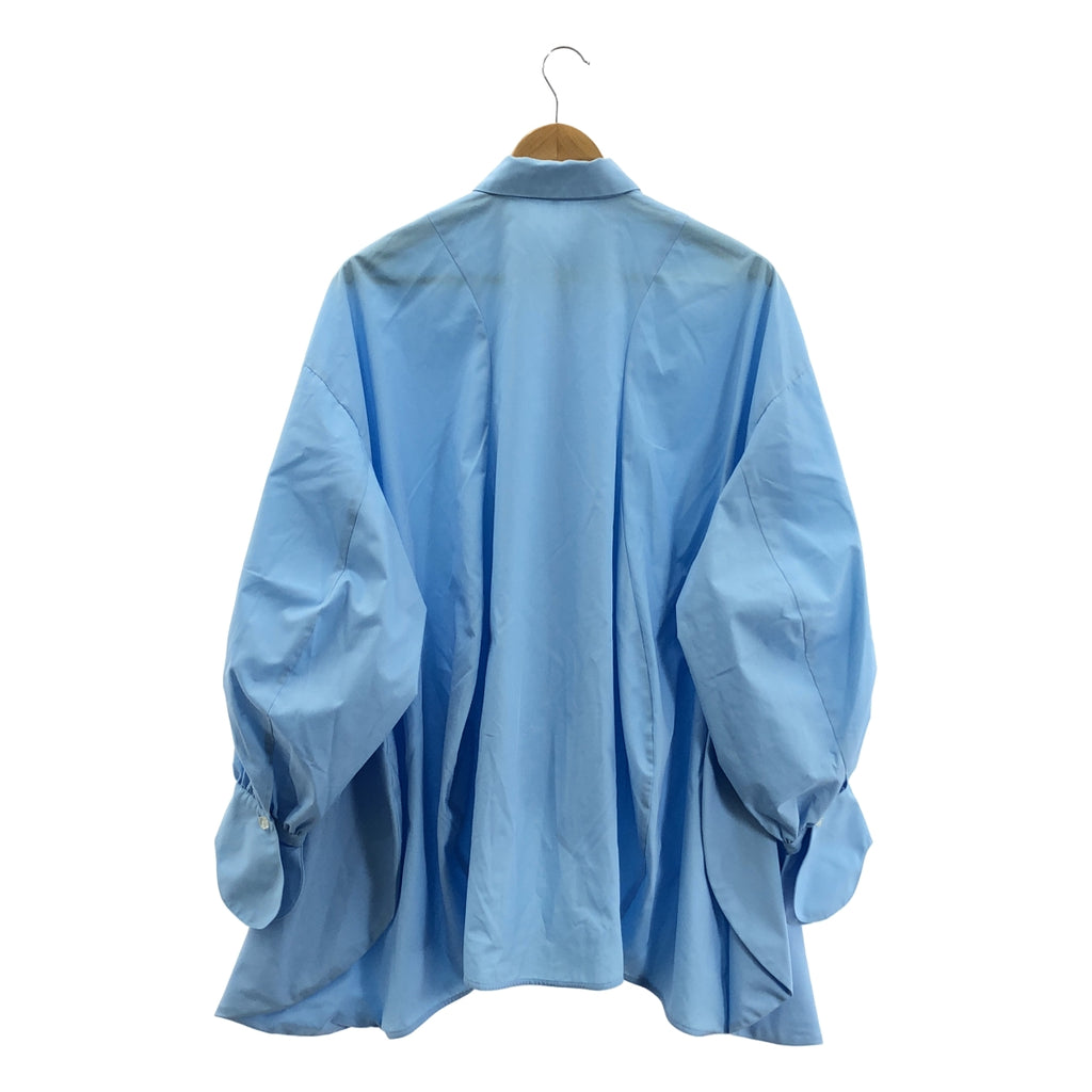 ENFOLD | 2023春夏 | 泡泡袖襯衫 棉質混紡泡泡袖襯衫 | 尺寸 38 | 女款