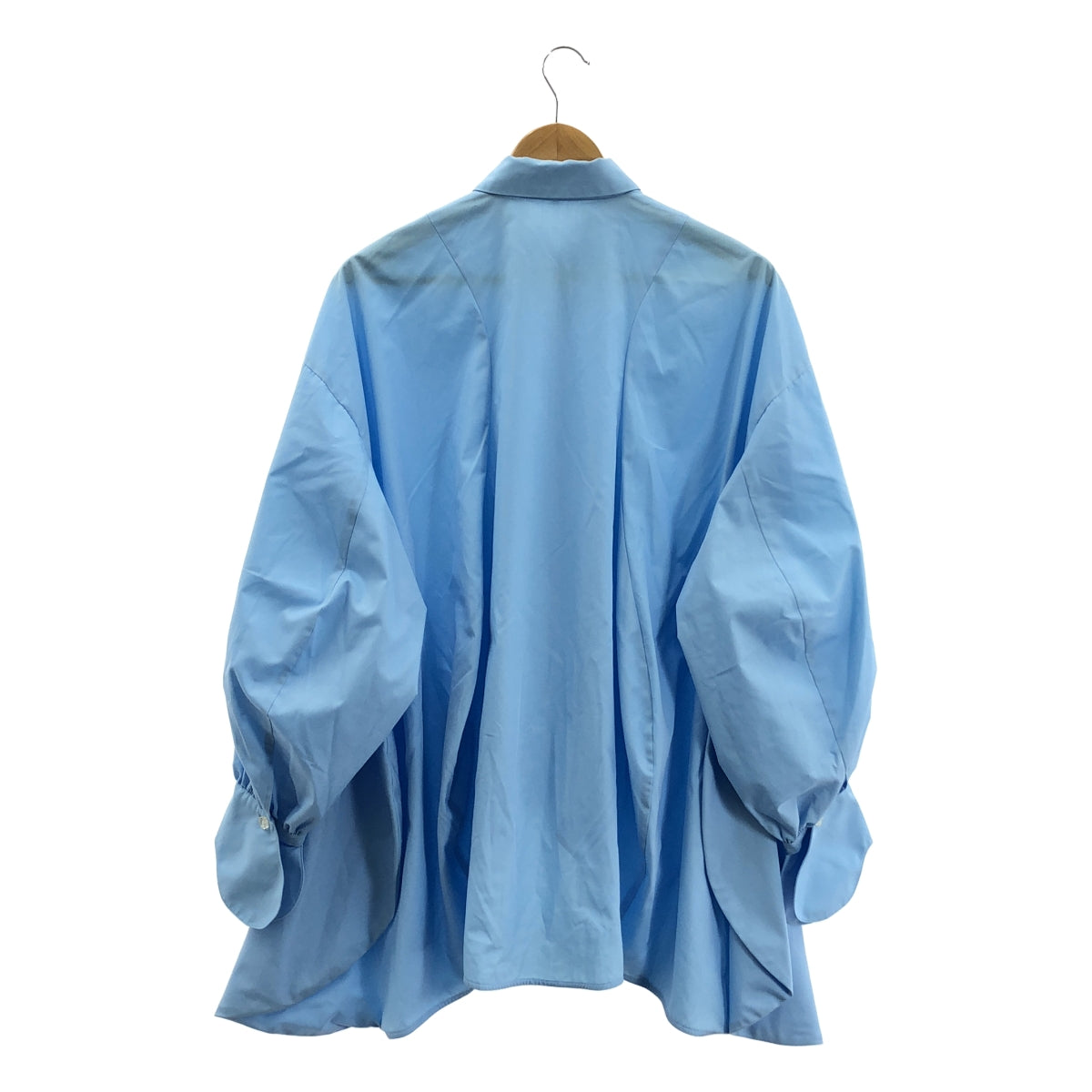 ENFOLD | 2023春夏 | 泡泡袖襯衫 棉質混紡泡泡袖襯衫 | 尺寸 38 | 女款