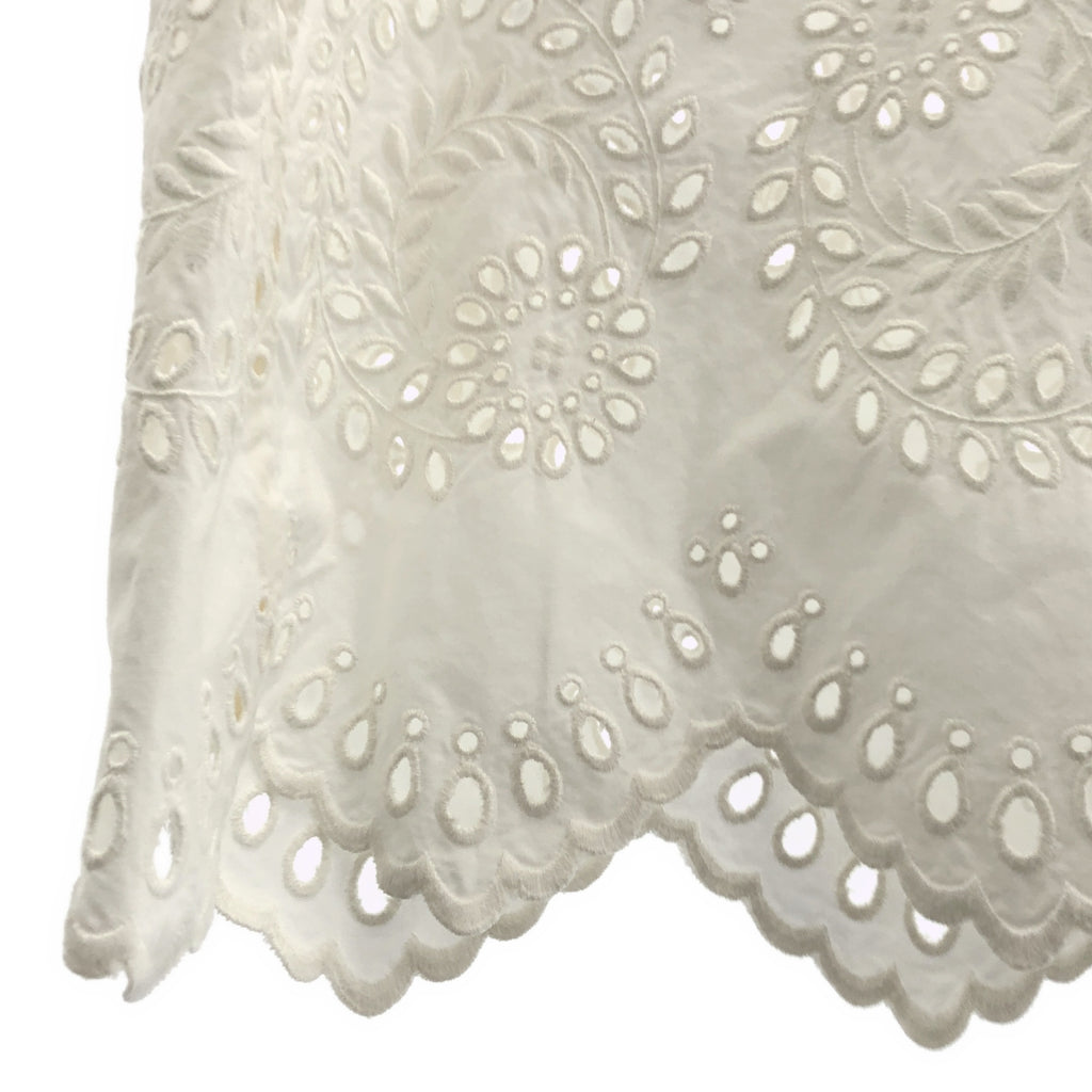 Drawer / ドゥロワー | カットワークレース バックジップ ブラウス | 36 | レディース