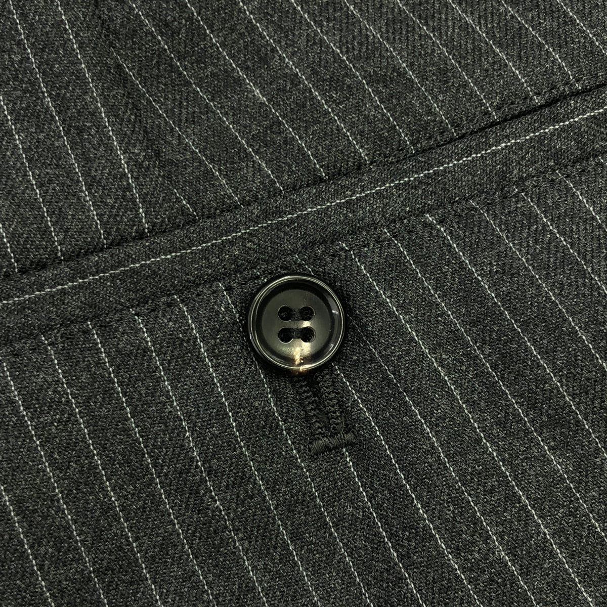 tricot COMME des GARCONS / 트리코콤 데 갤슨 | 2003AW | 울 스트라이프 와이드 부츠 컷 플레어 팬츠 | M | 회색 | 여성