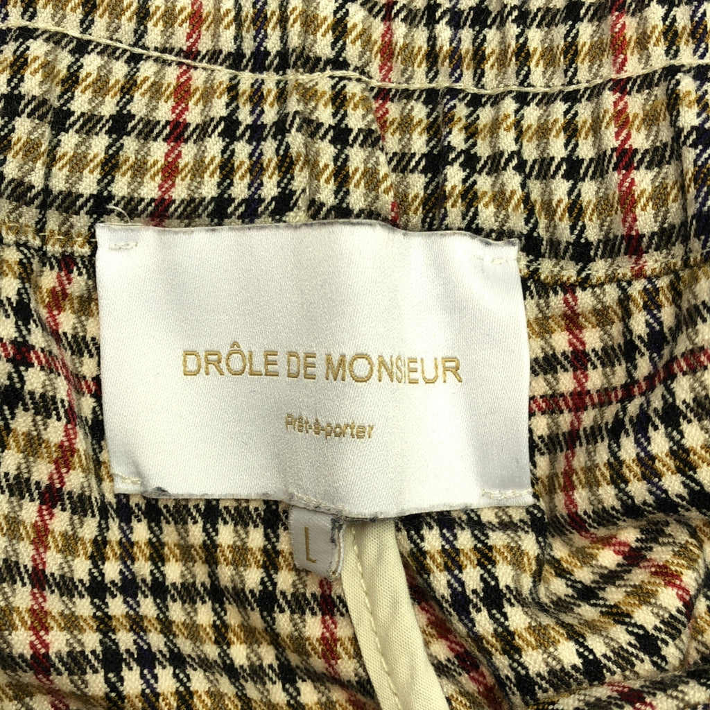 DROLE DE MONSIEUR / ドロールドムッシュ | 総柄 ドローストリング  イージーパンツ | L | マルチカラー | メンズ