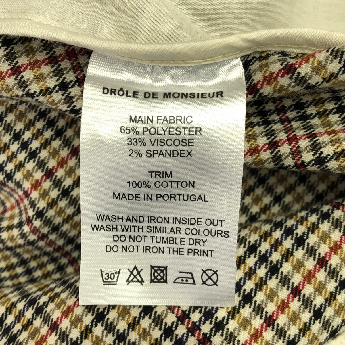 DROLE DE MONSIEUR / 드롤드 무쉬 | 총 무늬 드로스트링 이지 팬츠 | L | 멀티 컬러 |