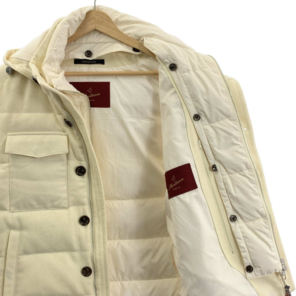 Montecore | 羊毛尼龍雙拉鍊羽絨背心 | 尺寸 50 | 男士