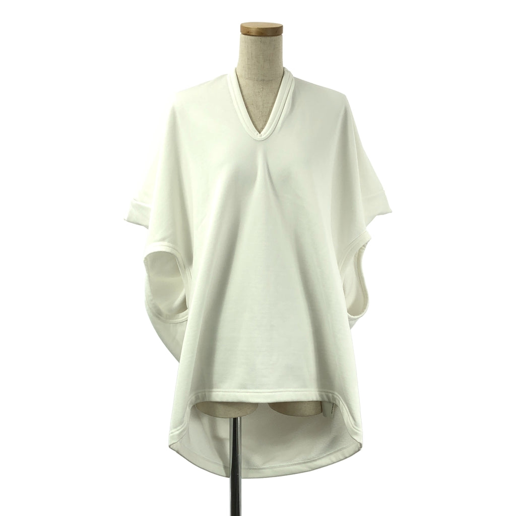 【미품】 COMME des GARCONS / 콤데 갤슨 | 2025SS | Cocoon T-Shirt 변형 코쿤 컷소우 | M | 화이트 | 여성