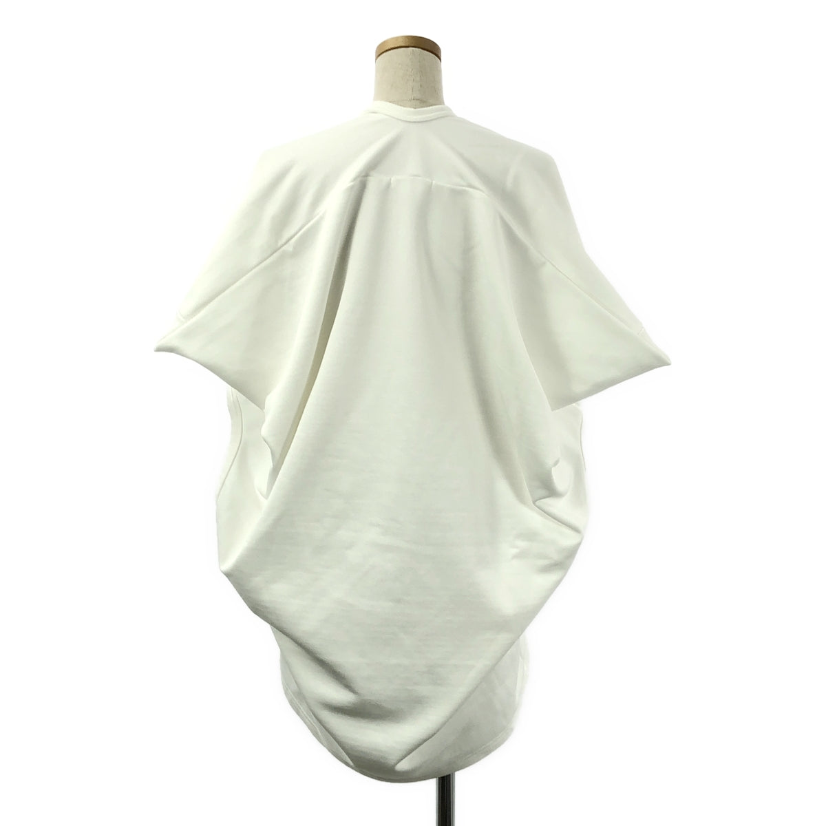 【미품】 COMME des GARCONS / 콤데 갤슨 | 2025SS | Cocoon T-Shirt 변형 코쿤 컷소우 | M | 화이트 | 여성