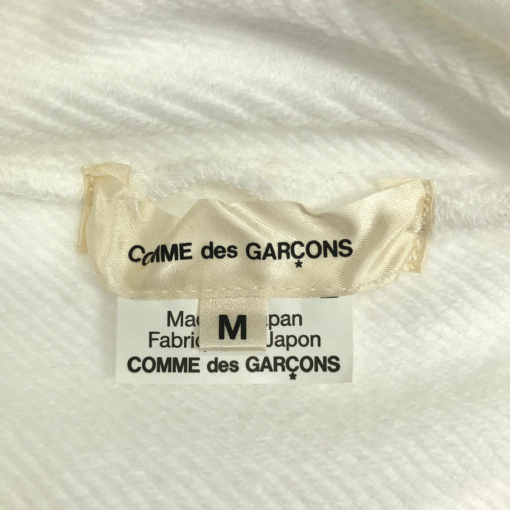 【미품】 COMME des GARCONS / 콤데 갤슨 | 2025SS | Cocoon T-Shirt 변형 코쿤 컷소우 | M | 화이트 | 여성