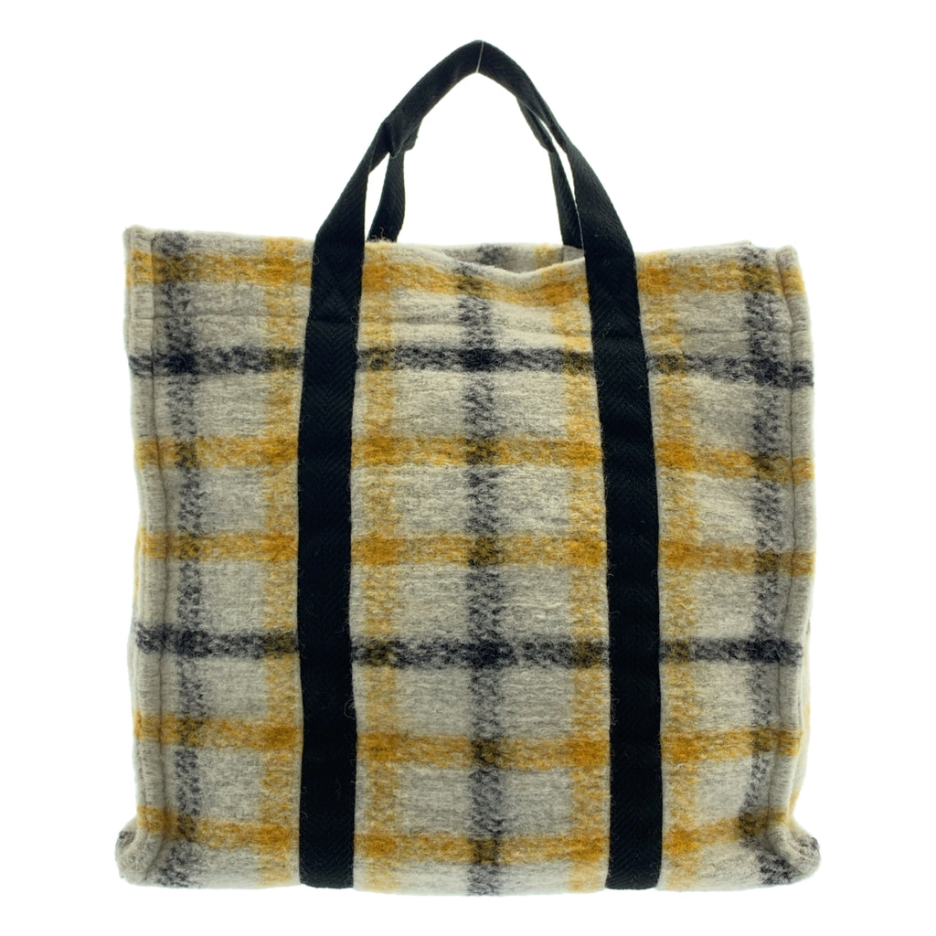 ISABEL MARANT / イザベルマラン | ウール チェック トートバッグ |