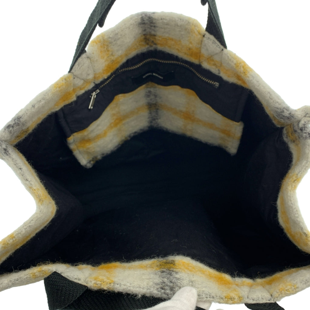 ISABEL MARANT / イザベルマラン | ウール チェック トートバッグ |