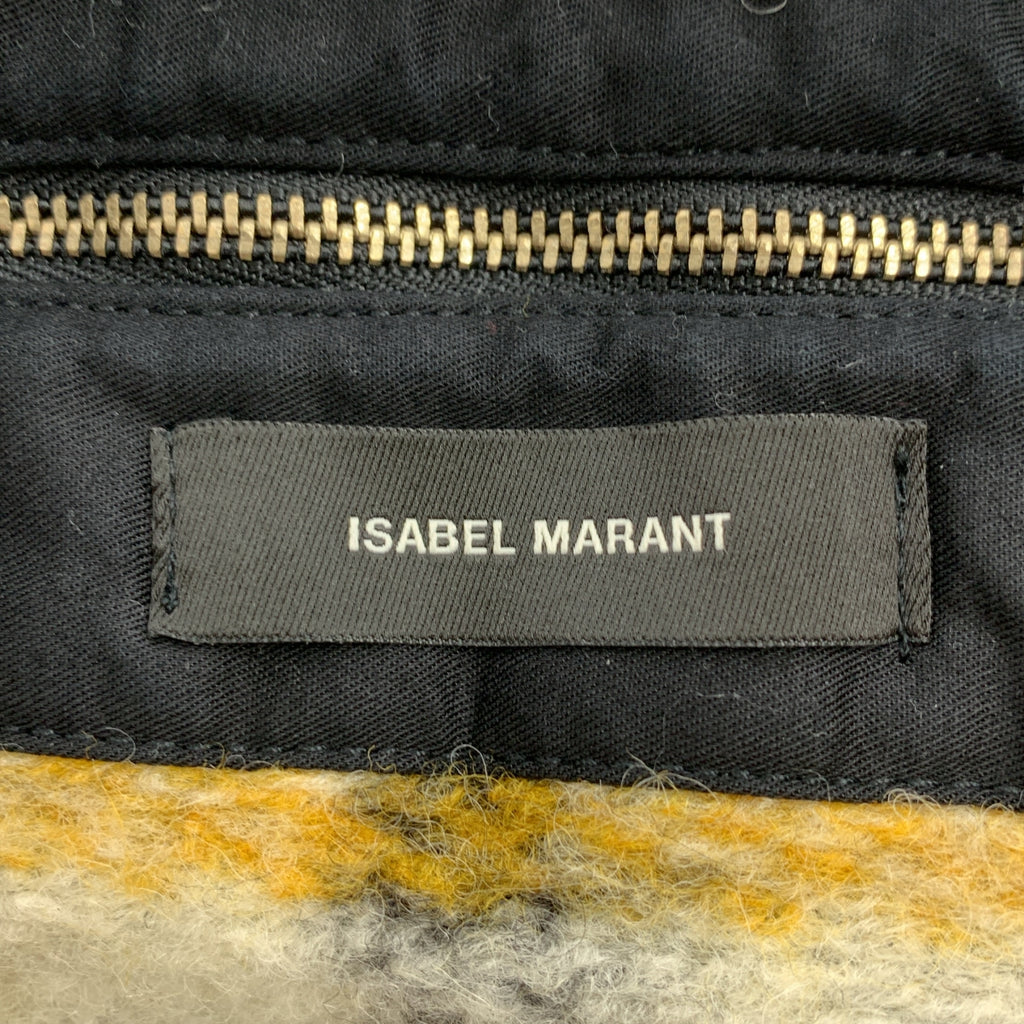 ISABEL MARANT / イザベルマラン | ウール チェック トートバッグ |