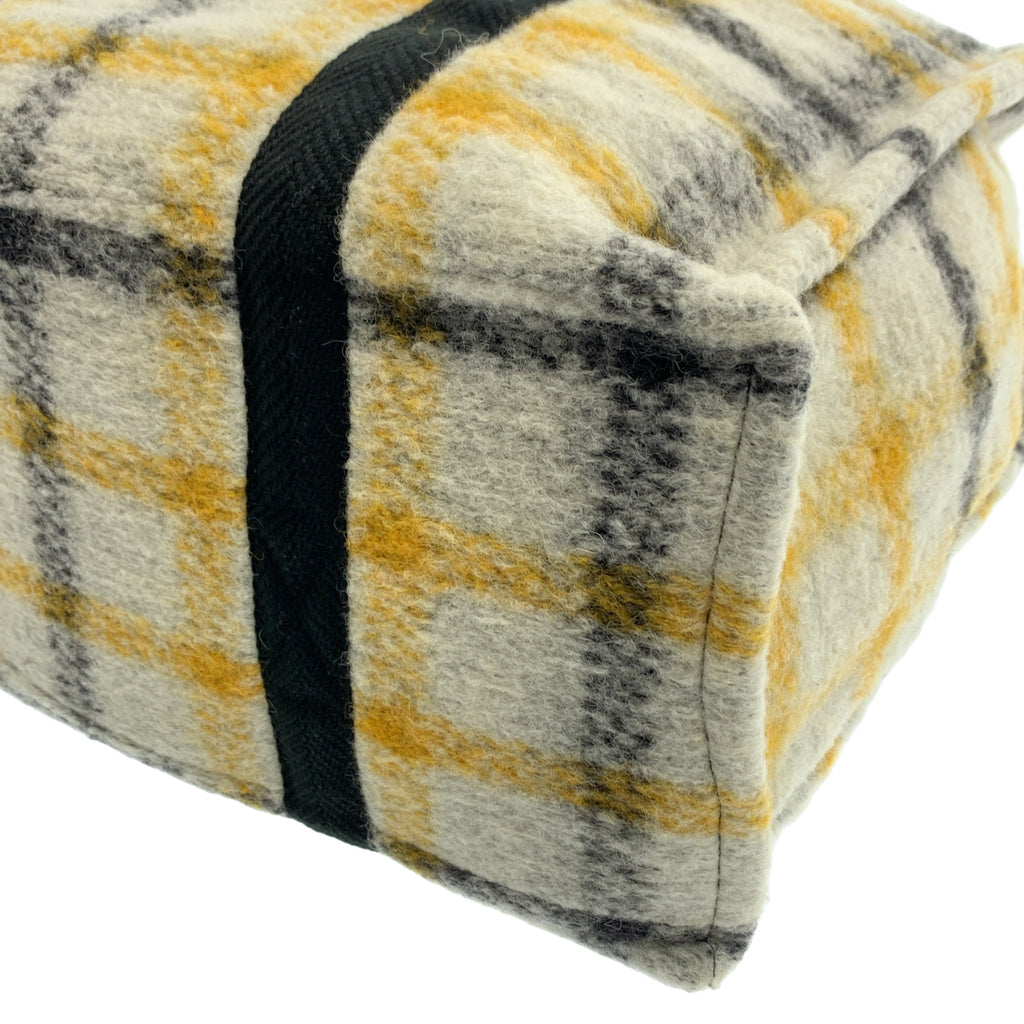 ISABEL MARANT / イザベルマラン | ウール チェック トートバッグ |