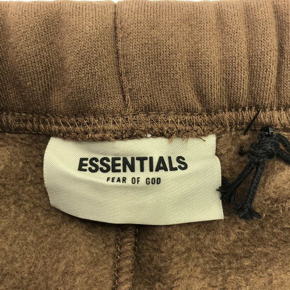 【美品】  FOG ESSENTIALS / エフオージーエッセンシャルズ | リフレクターロゴ スウェットパンツ | S | ブラウン | メンズ
