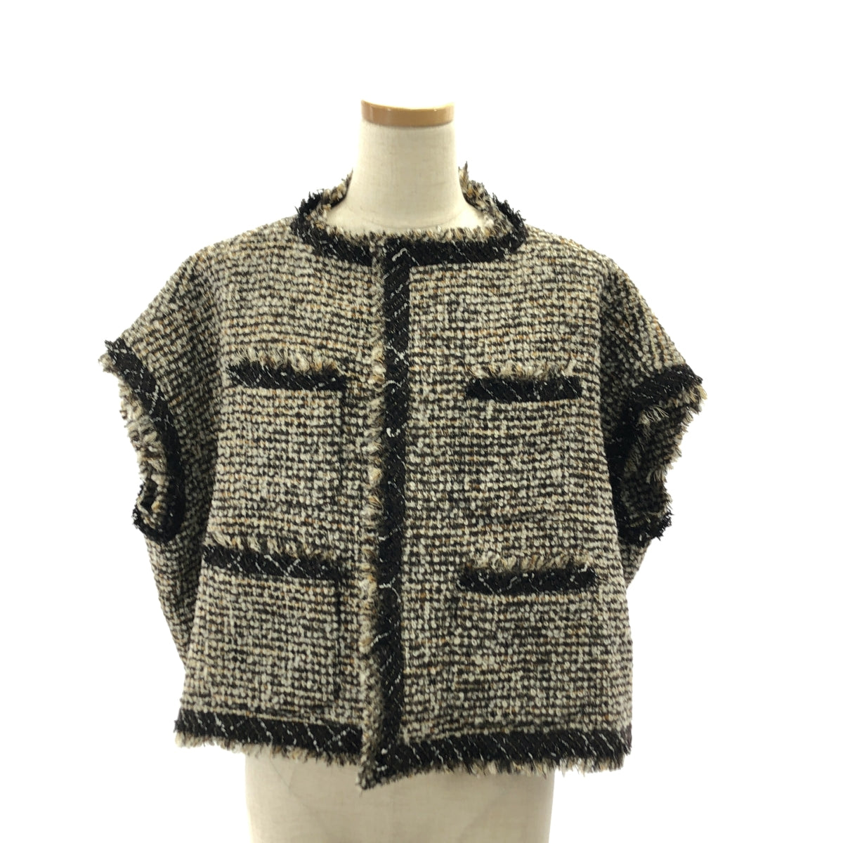 sacai / サカイ | Tweed Vest ツイード ベスト | 2 |