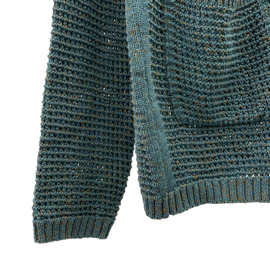 YOKE / 요크 | 2025SS | MESH KNITTED SHIRT CARDIGAN / 로고 버튼 니트 카디건 | 1 |