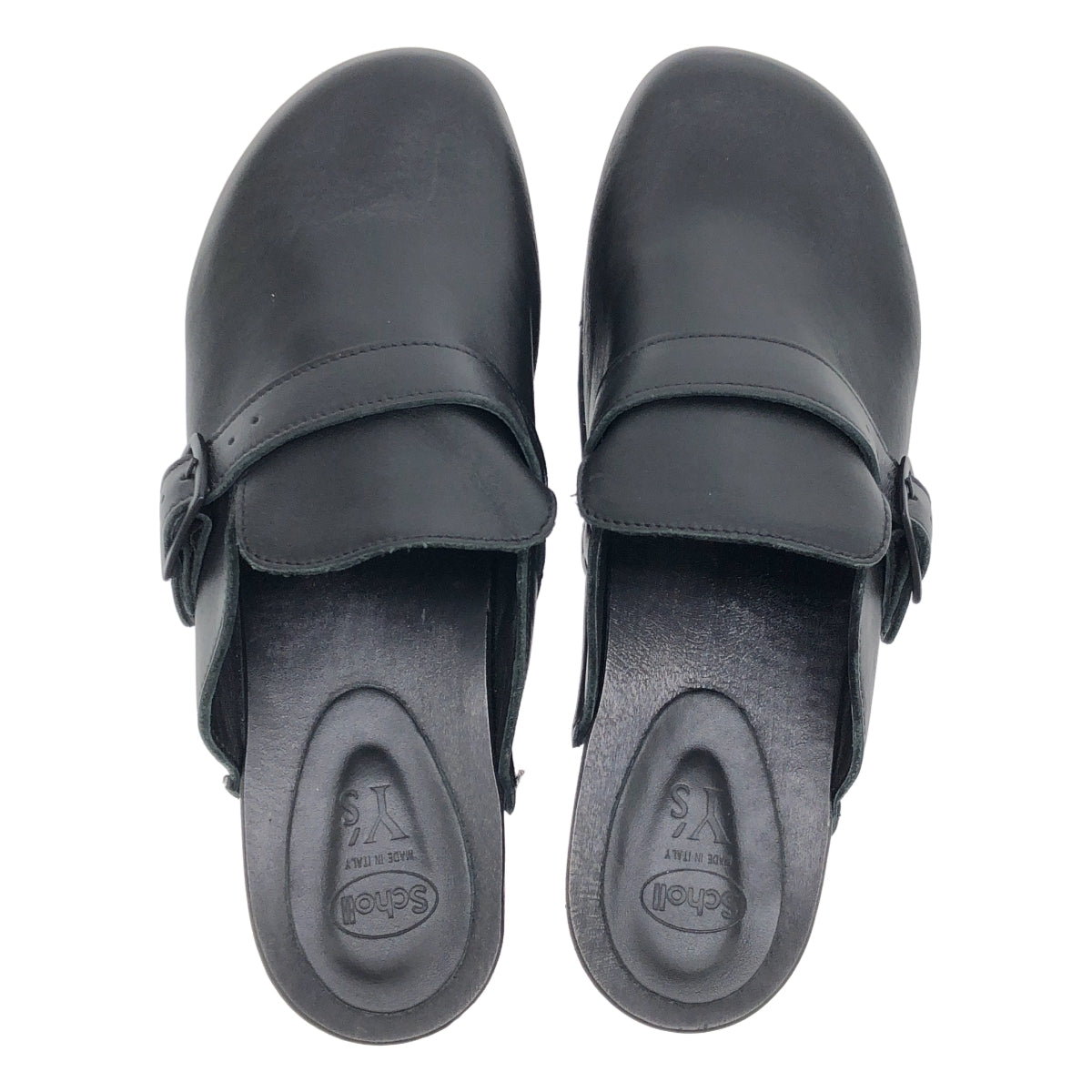 Y's / ワイズヨウジヤマモト | scholl / レザー ストラップ サボ サンダル | 40 | レディース