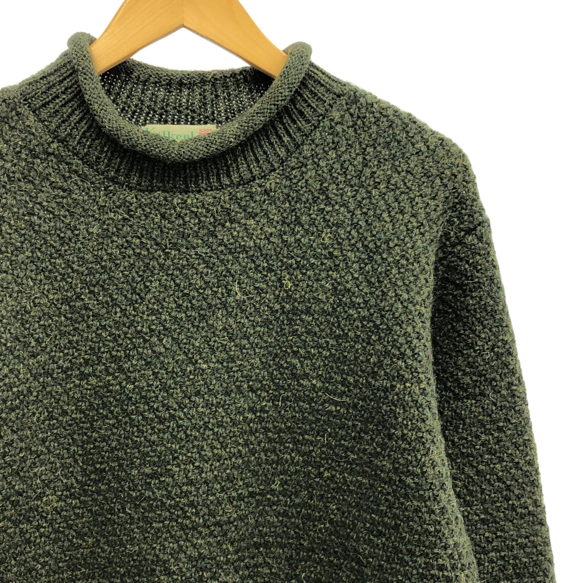 Kilkeel / キルキール | ハイネック ウールニット | 40 | オリーブ | メンズ