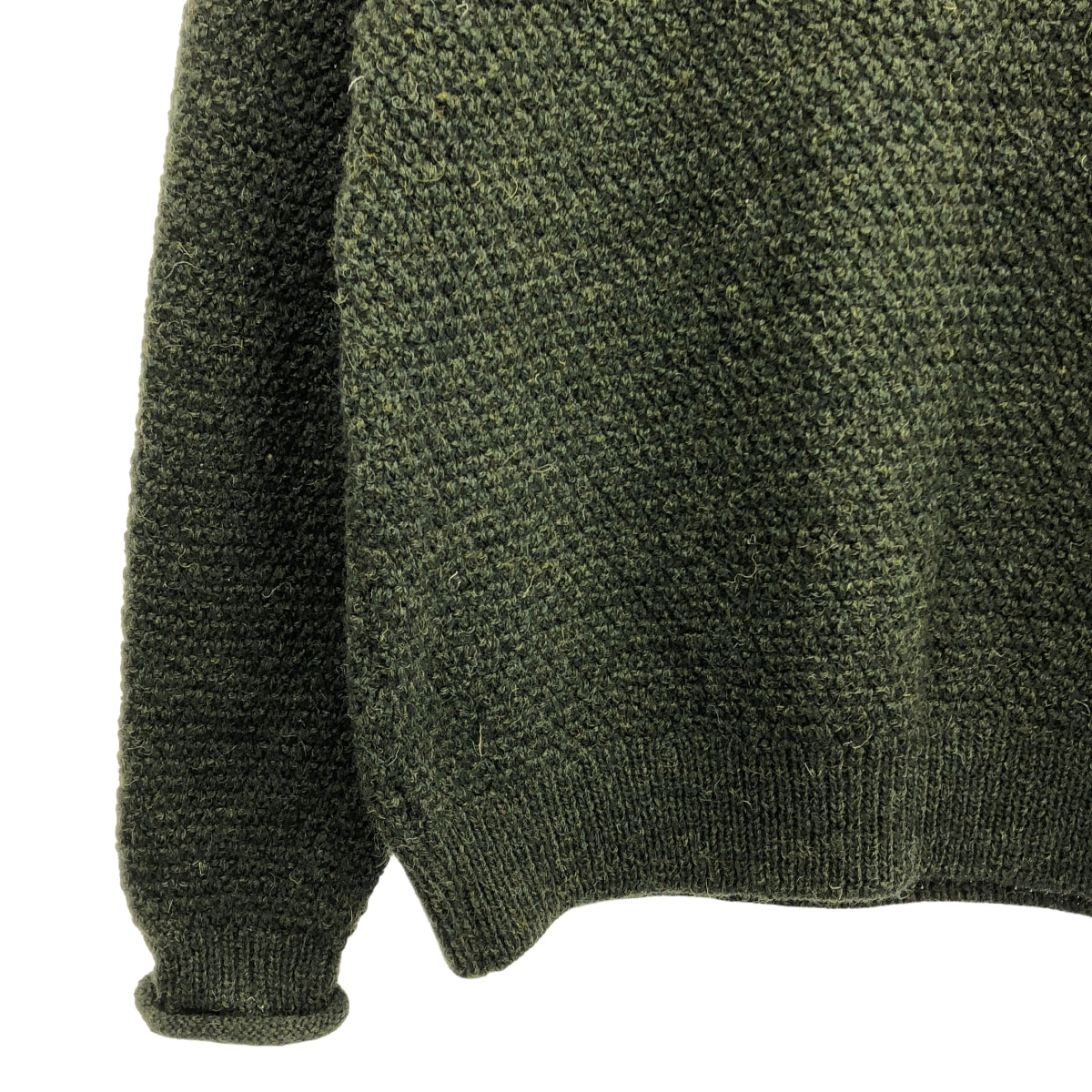 Kilkeel / キルキール | ハイネック ウールニット | 40 | オリーブ | メンズ
