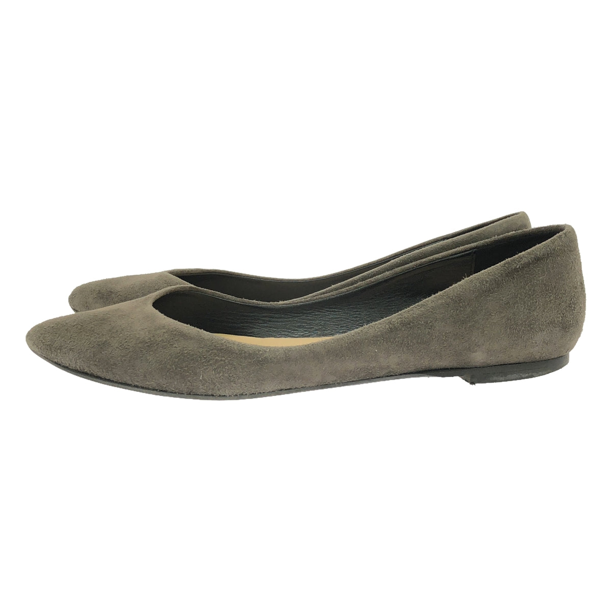 Fabio Rusconi | F-2428 Pointed Toe Suede Flat Pumps | 37.5 | Women's