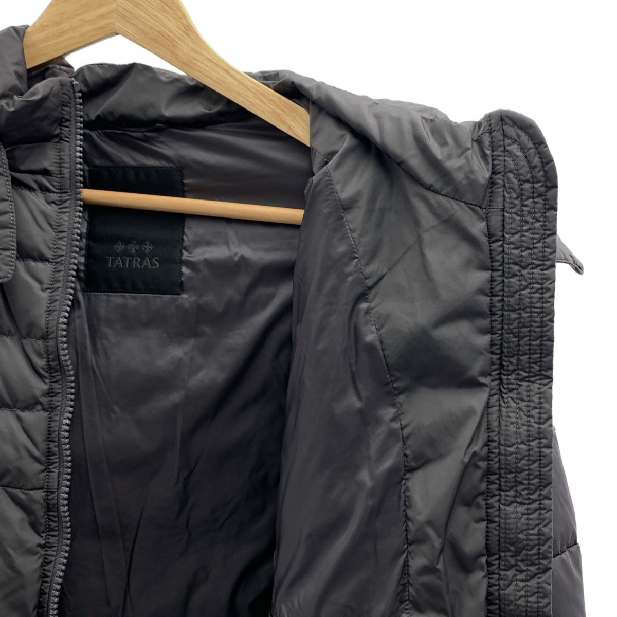 TATRAS / 타트라스 | CAMELIA 나일론 짧은 길이 다운 재킷 | 2 | 회색 | 여성