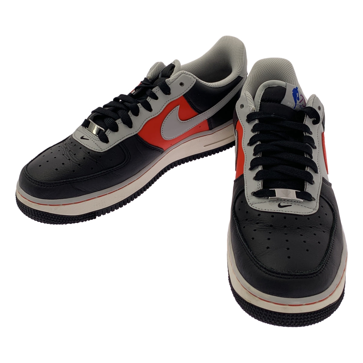 [狀況極佳] Nike | 空軍一號 '07 LV8 EMB Elevate 嵌入式運動鞋 / DC8874-001 | 尺寸 27.5 | 灰色/黑色/紅色 | 男款