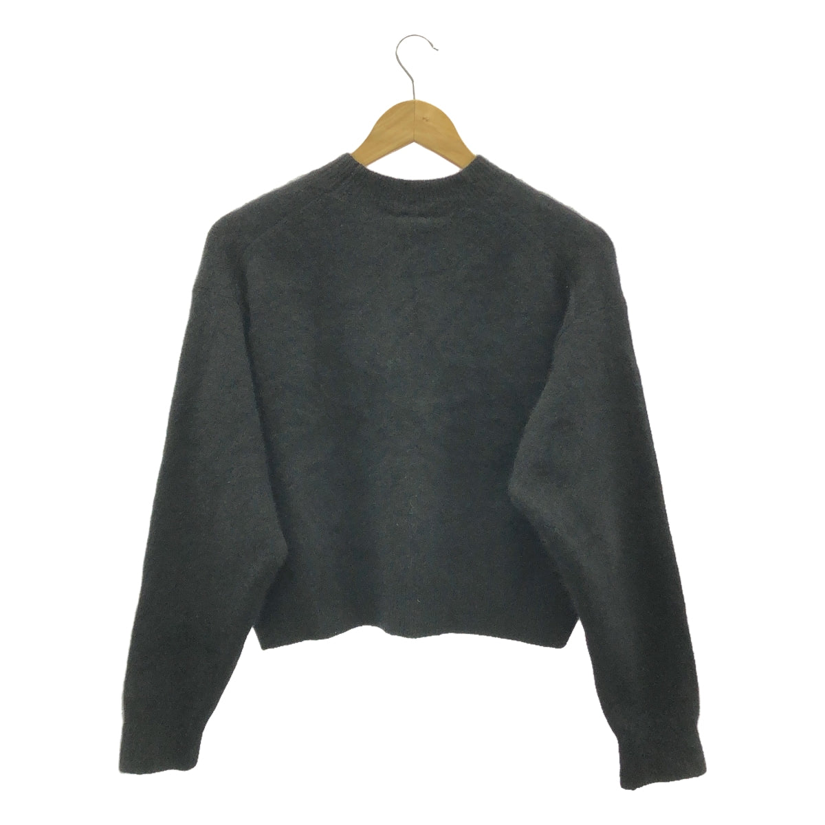 【美品】  H BEAUTY&YOUTH / エイチビューティアンドユース | 2023AW | ＜H＞CROPPED KNIT CARDIGAN クロップドニットカーディガン | ブラック | レディース