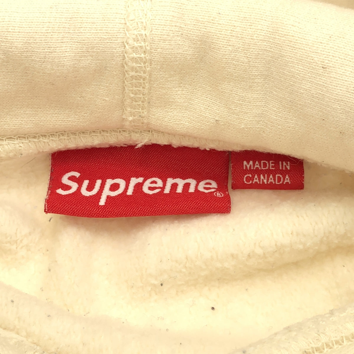 SUPREME / 슈프림 | 2020AW | Cross Box Logo Hooded Sweatshirt 크로스 박스 로고 후드 스웨트 파커 | L | 베이지 | 남성