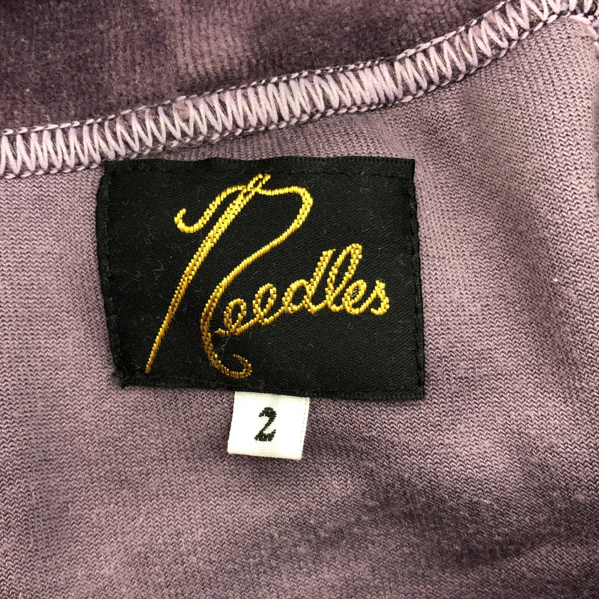 Needles | TRACK HOODY - C/PE VELOUR Track Hoodie | 2 | Purple | Women's