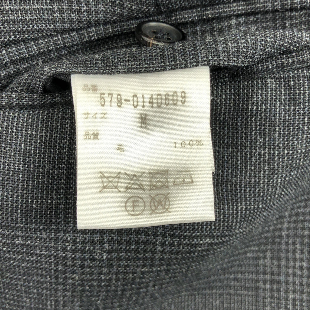 MARGARET HOWELL / マーガレットハウエル | × FOX BROTHERS / ウール スラックス パンツ | M | ダークグレー系 | メンズ