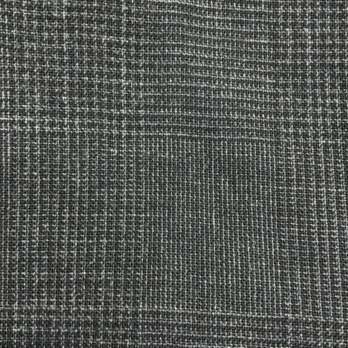 MARGARET HOWELL / マーガレットハウエル | × FOX BROTHERS / ウール スラックス パンツ | M | ダークグレー系 | メンズ