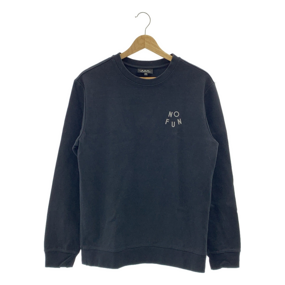A.P.C. / アーペーセー | NO FUN プリント クルーネック スウェット | XS | メンズ
