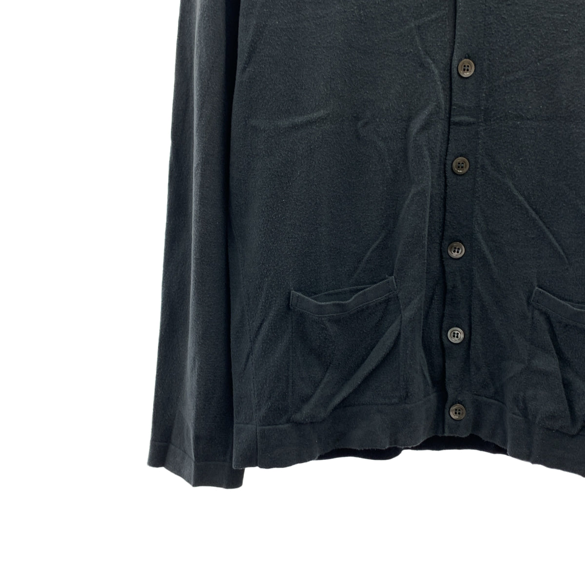 MARGARET HOWELL / 마가렛 하웰 | × JOHN SMEDLEY / 존스 메들리 별주 코튼 하이 게이지 V 넥 니트 카디건 | M | 남성