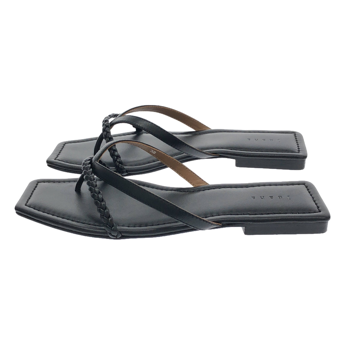 luana | flat sandals | size 38 | women's