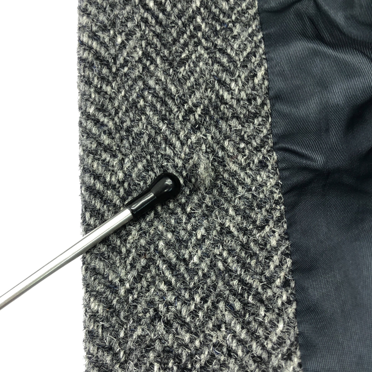 Burberrys / バーバリー | 1970s〜1990s ヴィンテージ HARRIS TWEED ハリスツイード 1枚袖 ステンカラーコート | 54R |