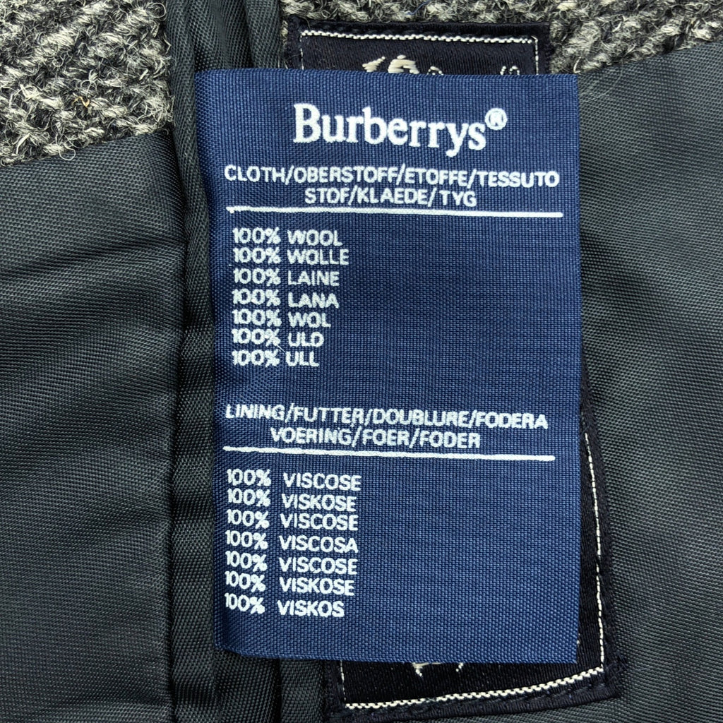 Burberrys / バーバリー | 1970s〜1990s ヴィンテージ HARRIS TWEED ハリスツイード 1枚袖 ステンカラーコート | 54R |
