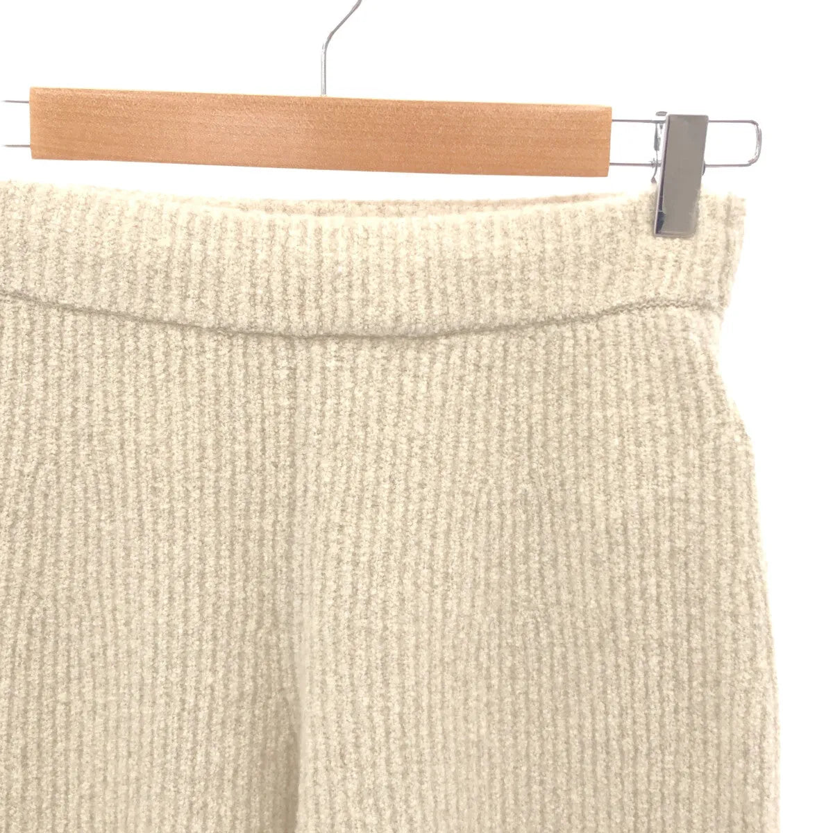 [全新] 框架 | 2023秋冬 | FOX 圈圈羅紋喇叭褲 | 38 |自然 |女性的