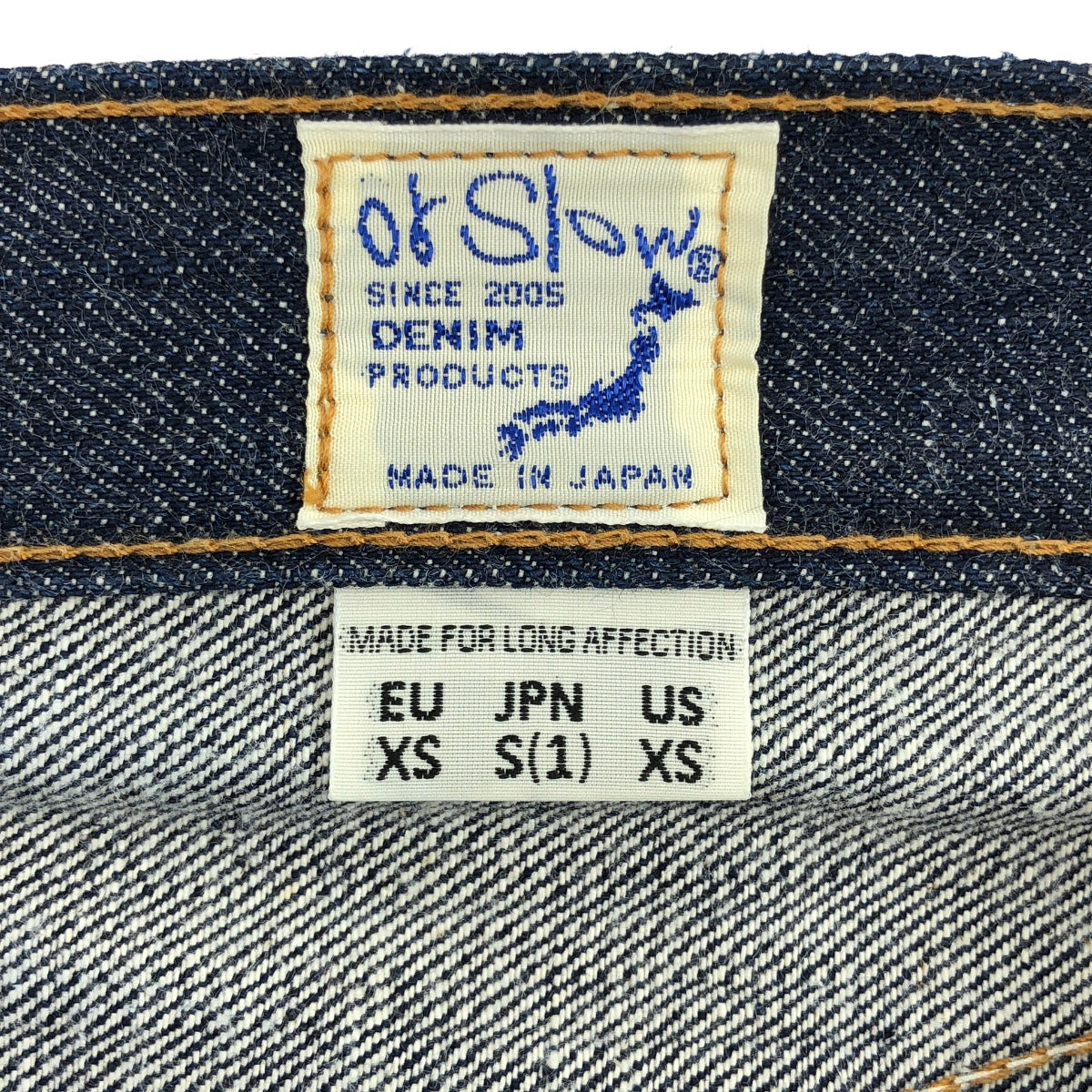 orslow / 오아슬로우 | 101 지퍼 플라이 테이퍼드 데님 팬츠 | S |