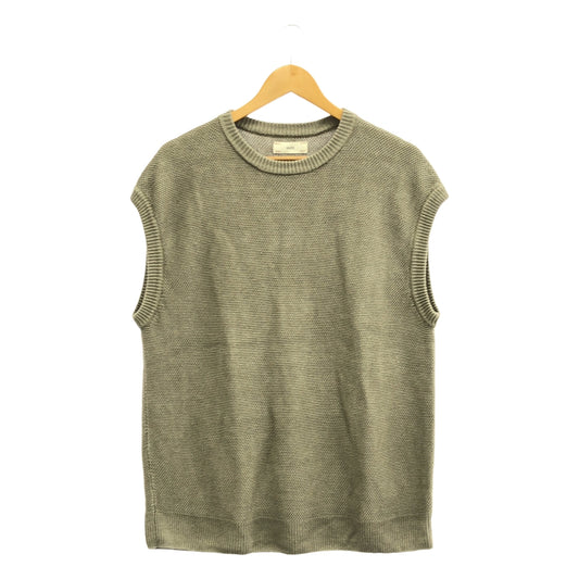 unfil / Unfil | 2019SS | French linen honeycomb-knit vest | 4 | Men's
