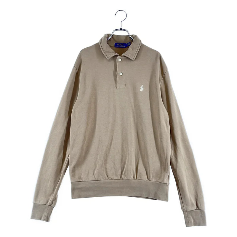 POLO RALPH LAUREN / ポロラルフローレン | ワンポイントポニー 襟付き スウェット トレーナー | S | メンズ