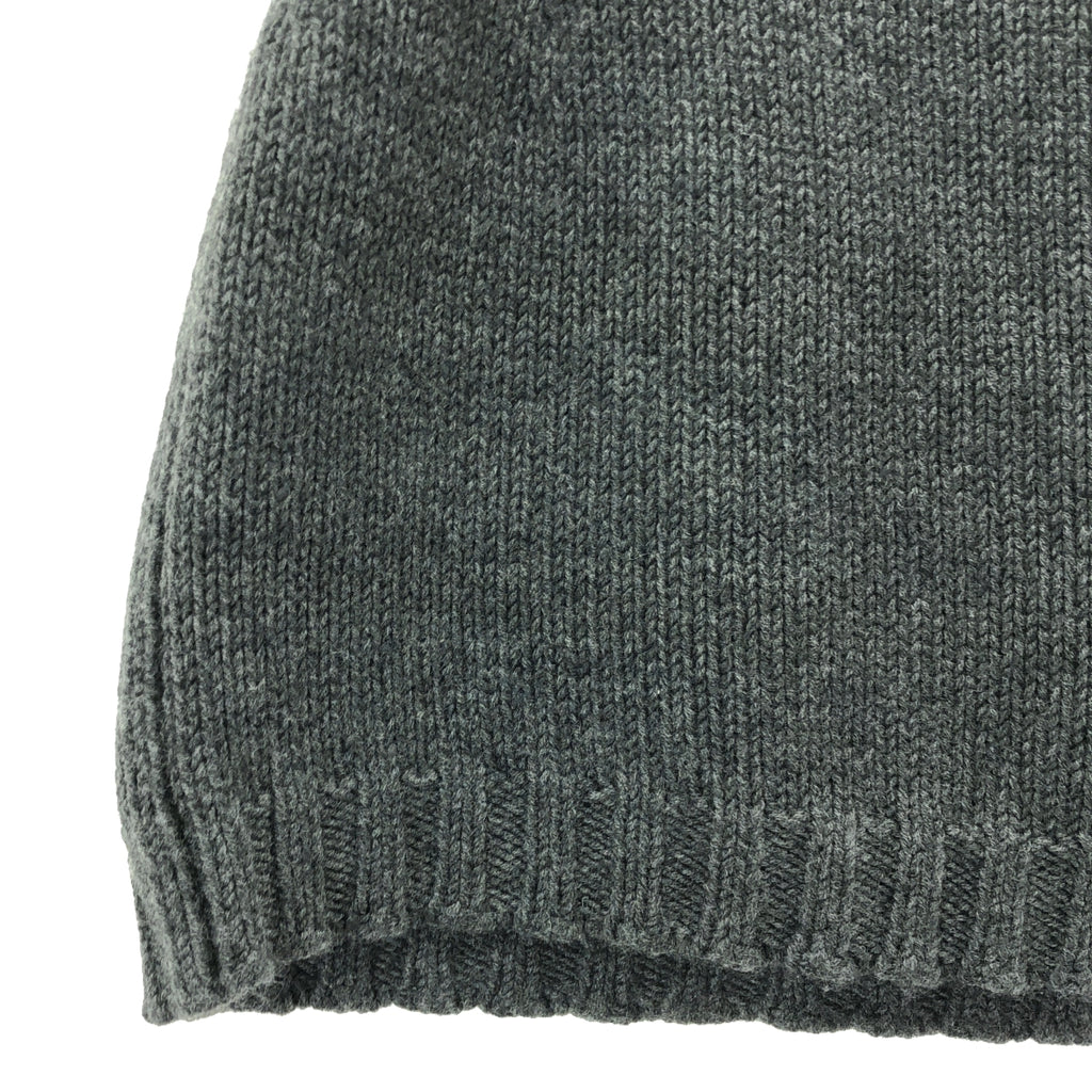 AURALEE / 오라리 | 2024AW | WOOL SOFT CORD KNIT MINI SKIRT 미니 스커트 | 1 | 회색 | 여성