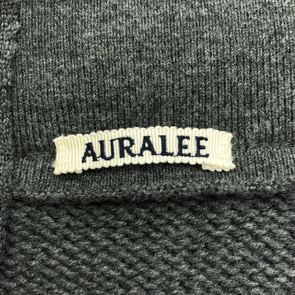 AURALEE / 오라리 | 2024AW | WOOL SOFT CORD KNIT MINI SKIRT 미니 스커트 | 1 | 회색 | 여성
