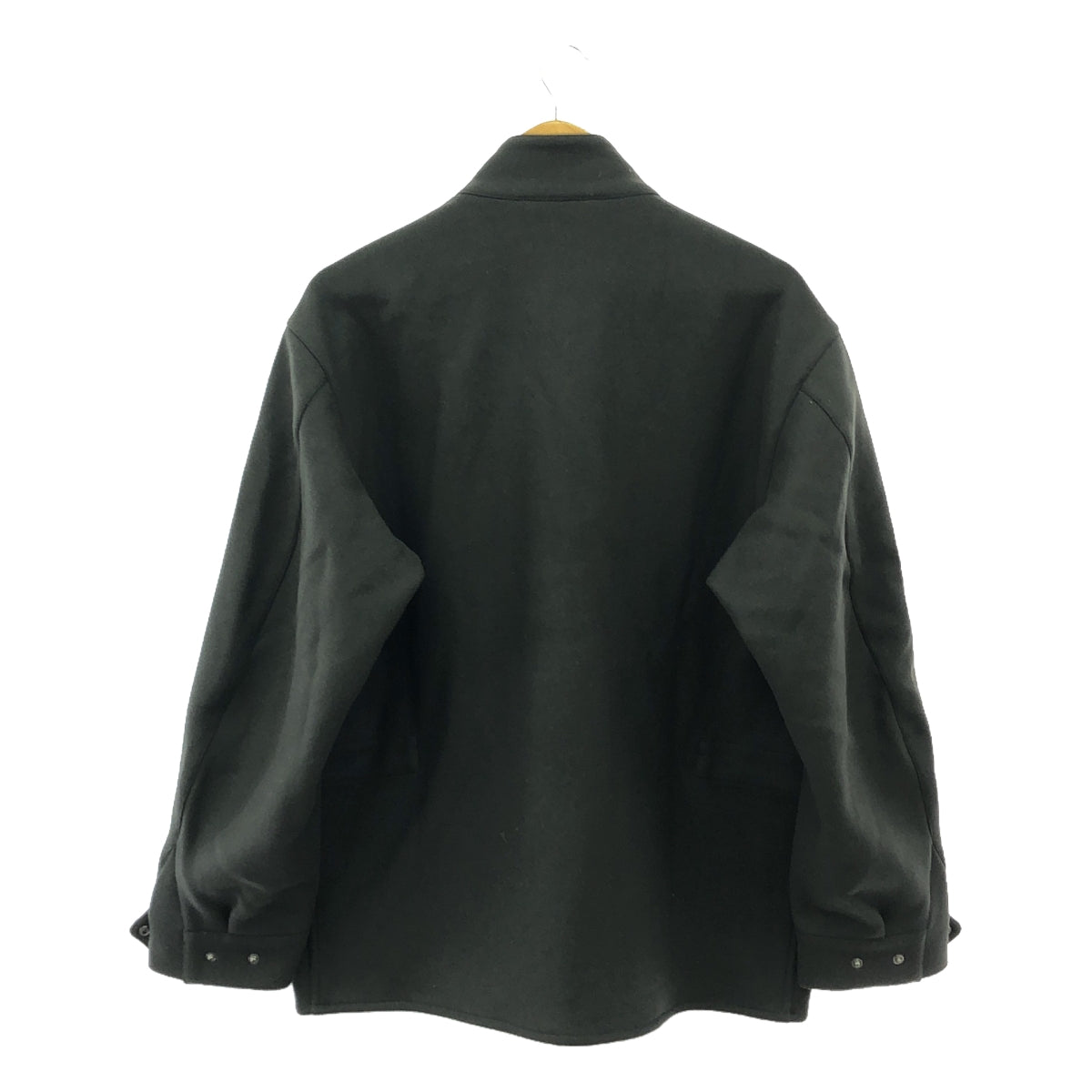 HEUGN / Yugen | MILIOR 雙層編織麥爾登呢 / BOB CUSTOM / 羊毛羊絨夾克 | 3 |炭灰色 |男士