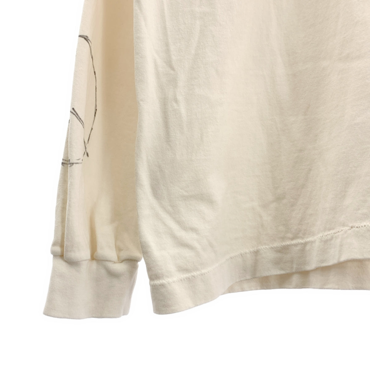 SAINT MICHAEL Mxxxxxx / Saint Michael | 長袖 TEE/LOVE / 做舊印花圓領上衣 | L 碼 | 男款