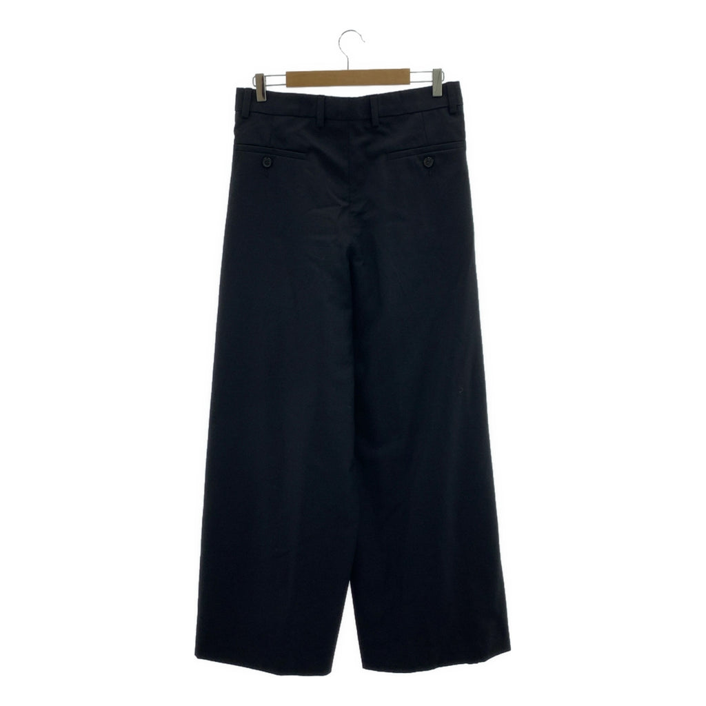 DRIES VAN NOTEN | MWPANTS 羊毛褶皺寬褲 | 尺寸 46 | 男款