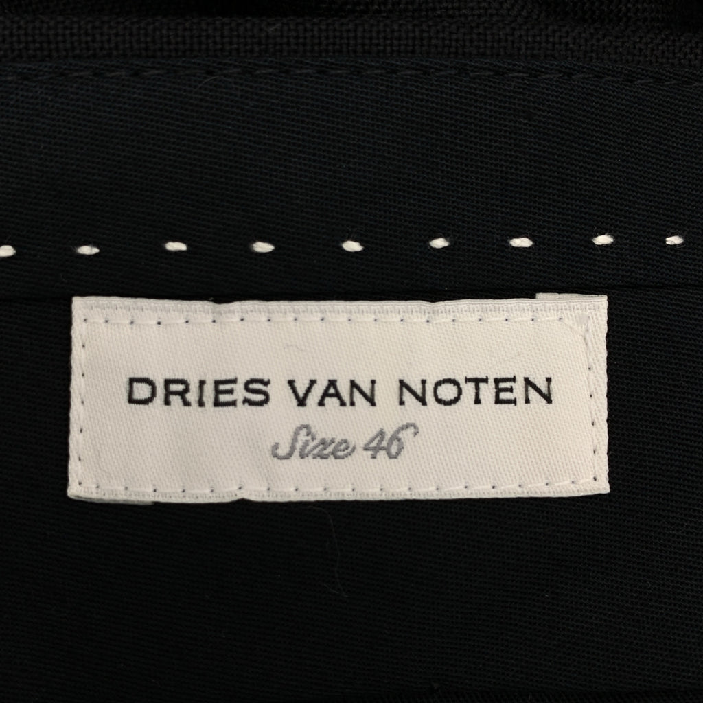 DRIES VAN NOTEN | MWPANTS 羊毛褶皺寬褲 | 尺寸 46 | 男款
