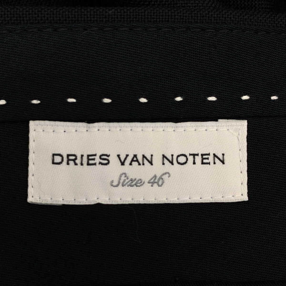 DRIES VAN NOTEN | MWPANTS 羊毛褶皺寬褲 | 尺寸 46 | 男款