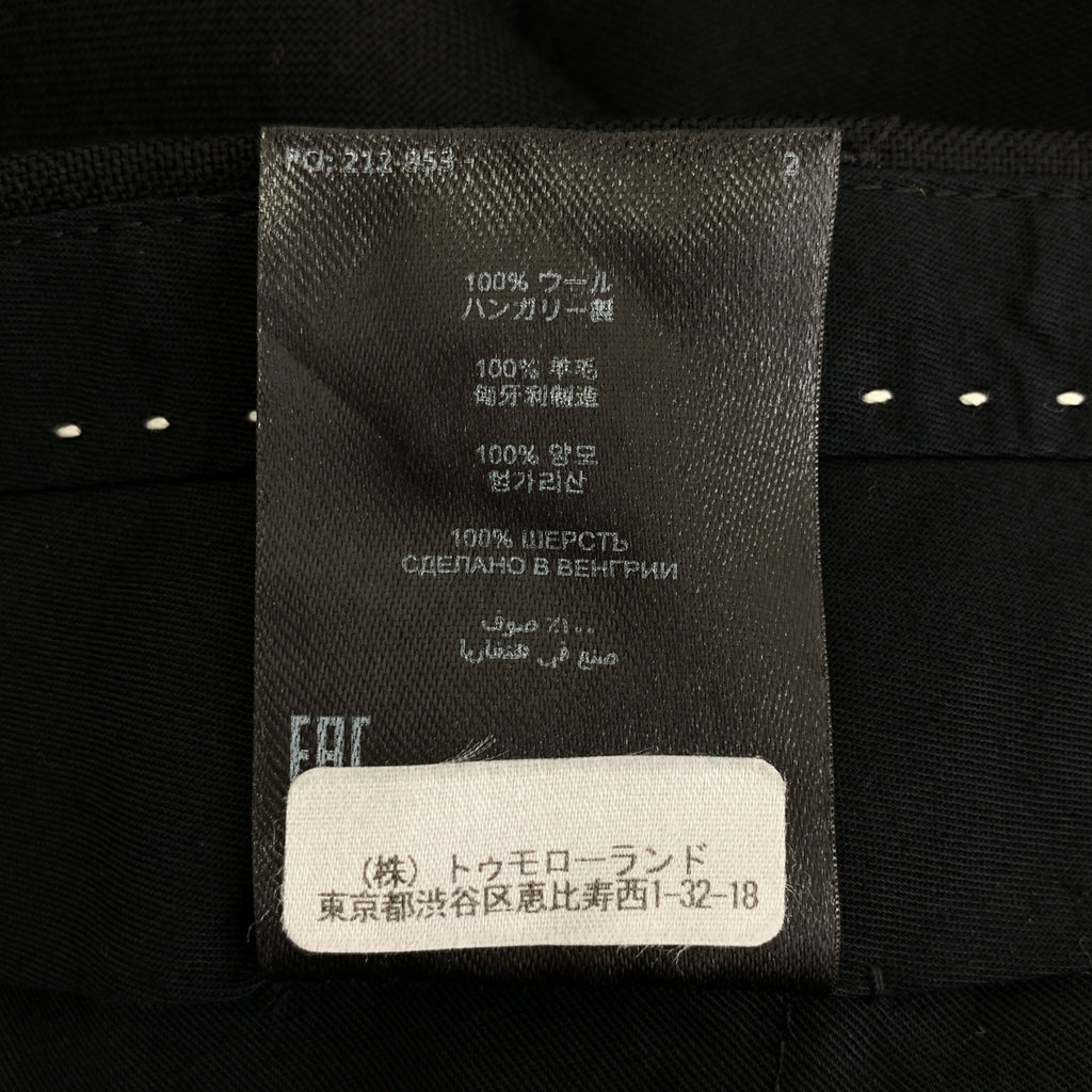 DRIES VAN NOTEN | MWPANTS 羊毛褶皺寬褲 | 尺寸 46 | 男款