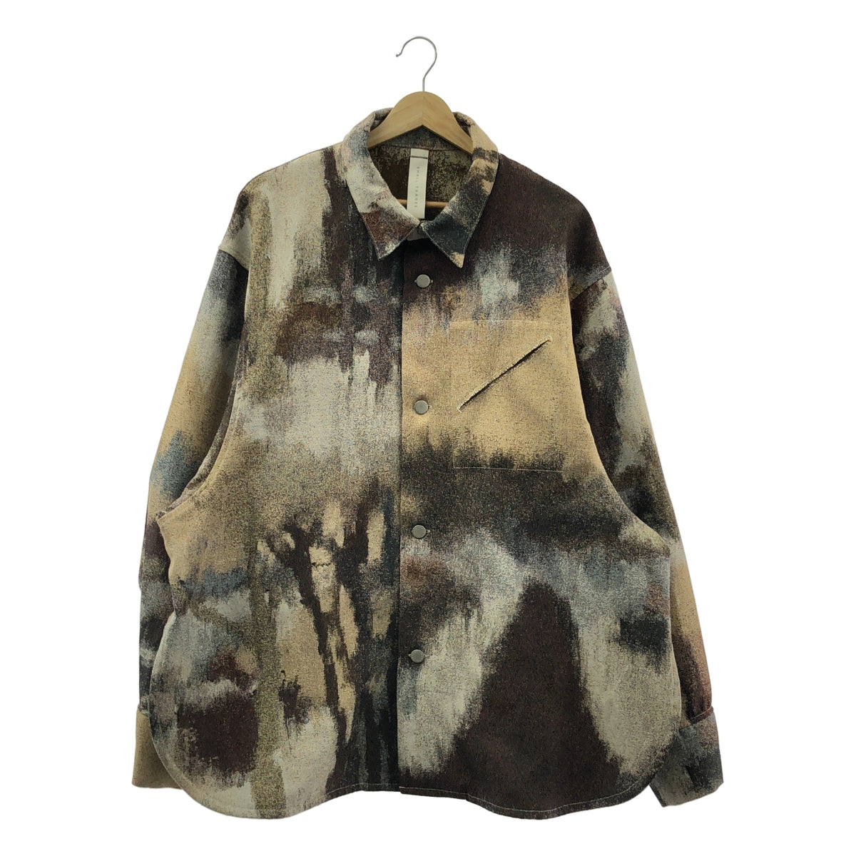 【美品】  SHINYA KOZUKA / シンヤコヅカ | 2023SS | A SLIT WINTER VILLAGE 総柄 ジャガード ジャケット | M | マルチカラー | メンズ