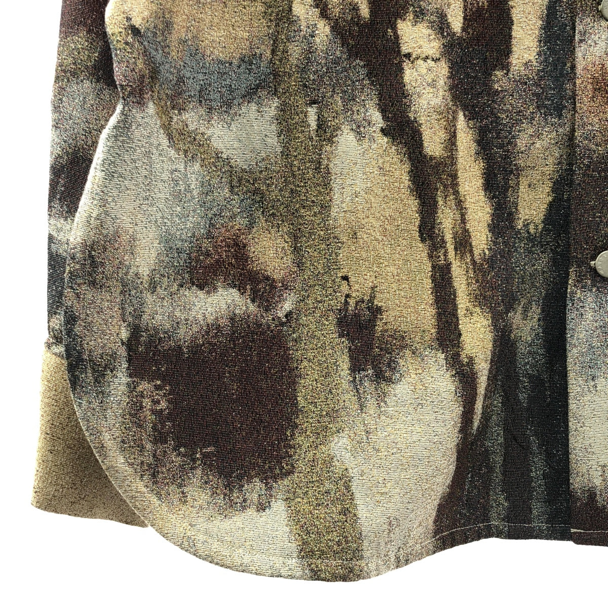 【美品】  SHINYA KOZUKA / シンヤコヅカ | 2023SS | A SLIT WINTER VILLAGE 総柄 ジャガード ジャケット | M | マルチカラー | メンズ