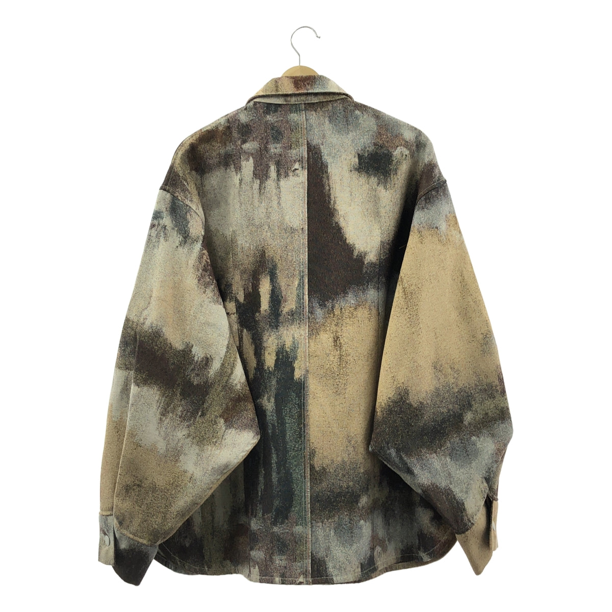 【美品】  SHINYA KOZUKA / シンヤコヅカ | 2023SS | A SLIT WINTER VILLAGE 総柄 ジャガード ジャケット | M | マルチカラー | メンズ