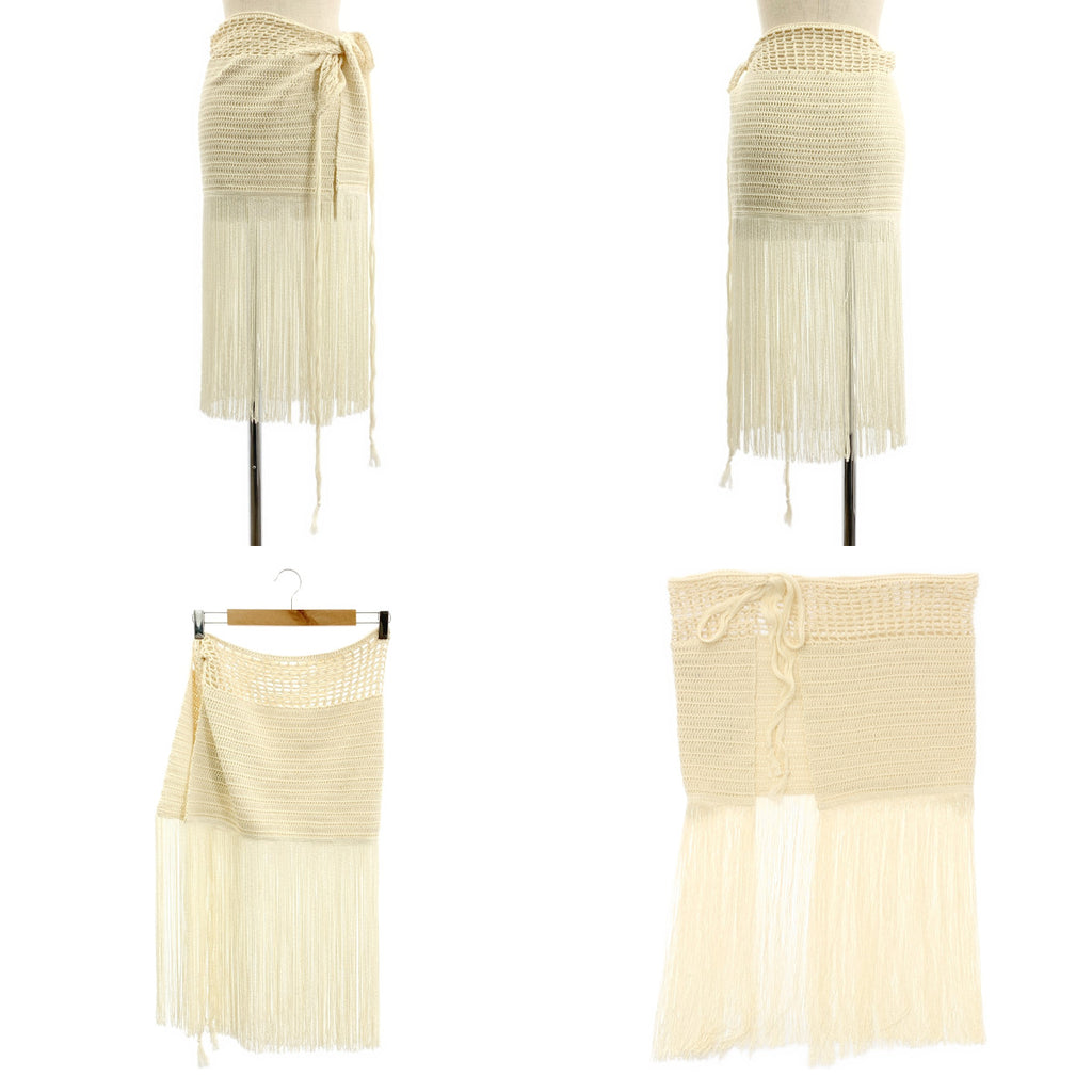 Framework / フレームワーク | 2024SS | BAMBOLEIRA / フリンジラップ スカート | F | レディース